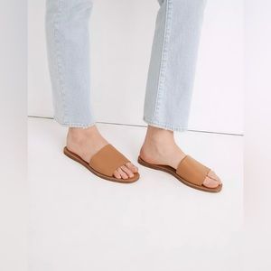 Madewell The Boardwalk Post Slide Sandal Size 8